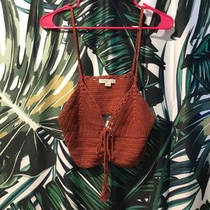 American Eagle Knit Crop Top